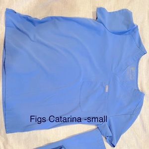 Figs Catarina small ceil blue